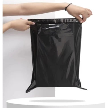 100pcs FULL BLACK polymailer courier pouch plain pouch express Parcel Pouch Shipping Pouch