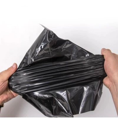 100pcs FULL BLACK polymailer courier pouch plain pouch express Parcel Pouch Shipping Pouch