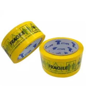 Fragile Tape (RED/WHITE/YELLOW) |Clear 1"100/ 2"100/2"200 Packaging Tape/Scotch Tape | Tan2"100