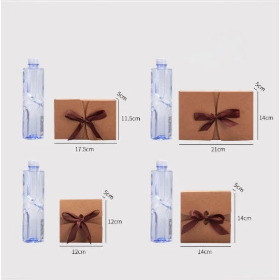 Foldable Gifts Packaging Box Kraft Carton Gift Box Kraft/Black Packaging Box