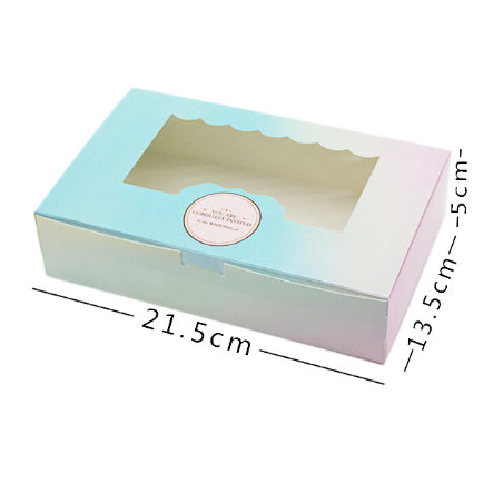 Egg yolk Box S/M/L cupcakes boxes Wedding/Birthday home party pastry gift boxes
