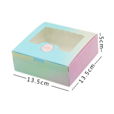 Egg yolk Box S/M/L cupcakes boxes Wedding/Birthday home party pastry gift boxes