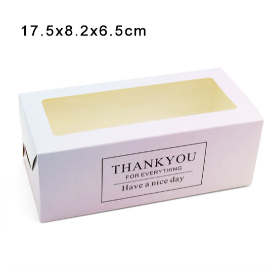 1pc Cake roll box Pastry Banana Loaf Brownies Cookies Tart Box