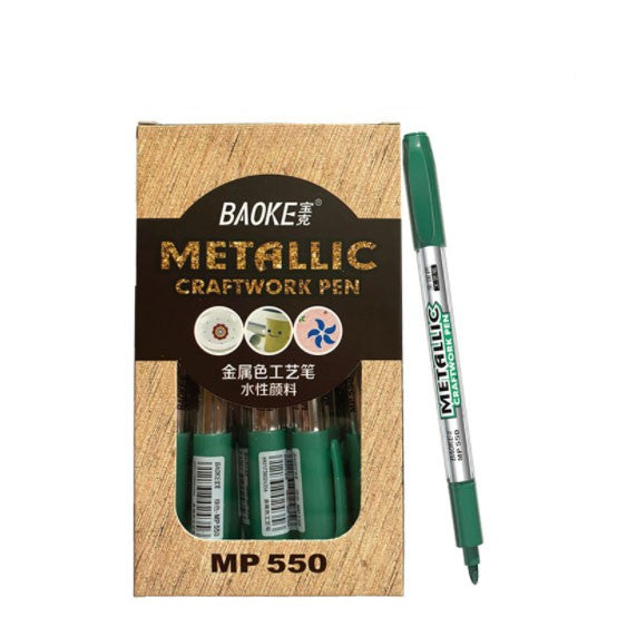 1.5mm Metallic Gold/Silver/Colorfully Marker Pen for DIY/Art Coloring/Scrapbooking Stationery