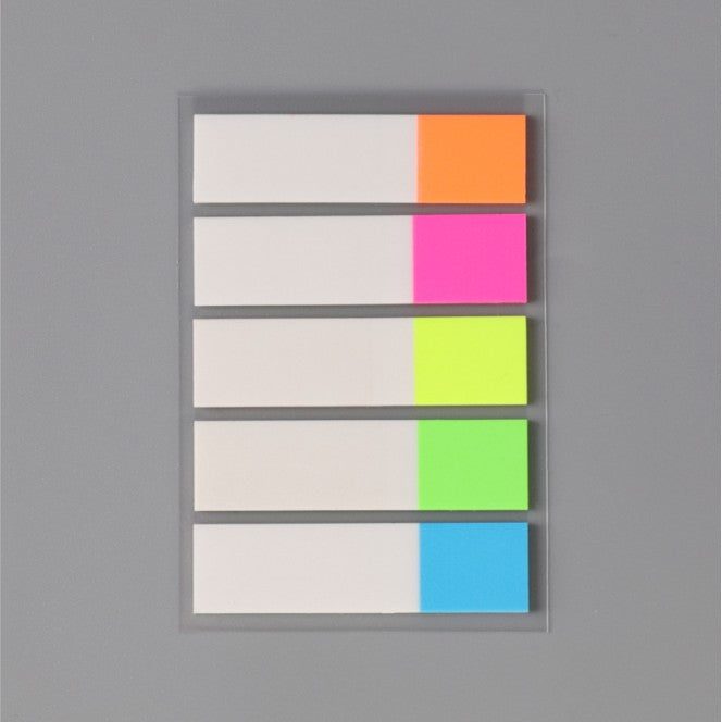 Post-it label, index sticker, classification mark sticker, translucent note, color indicator Strip