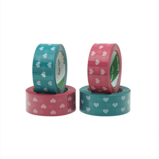 Cute Printed Tape BLUE | PINK | Thankyou Tape | Packaging Gift Wrapping Tape