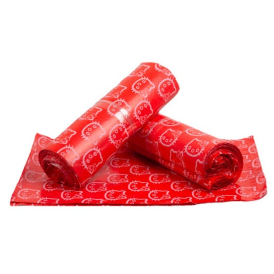 (100pcs) HEART PRINT Courier Pouch/ Poly mailer pouch/ Self Adhesive Mailer Pouch Plastic Packaging