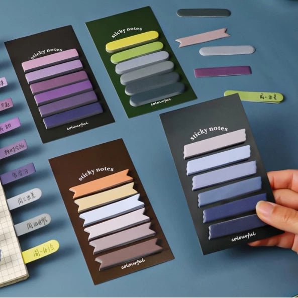Gradient six index sticky notes /Memo Pad Sticky notes