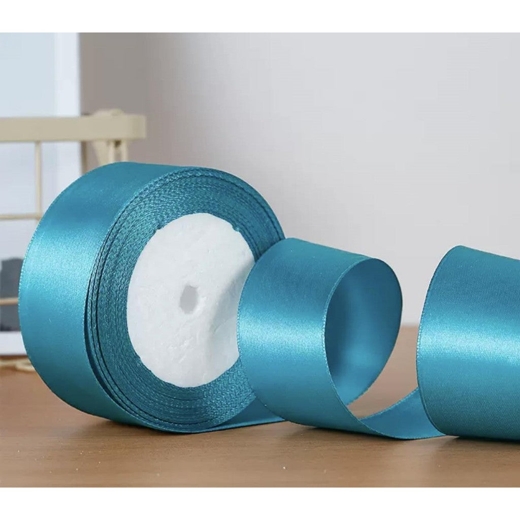 (25 yards/roll) 2.5cm Satin Ribbon Wholesale Gift Packing Christmas decoration Ribbons roll fabric