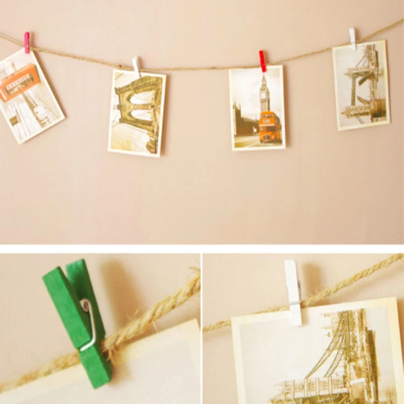 (10 | 30 | 100 meter) Natural Textured Hessian Jute Twine String/Paper Twine/Colored Paper Twine