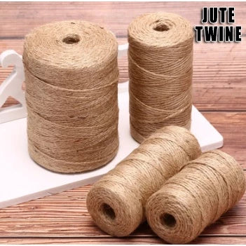 50/80/100/300 Meters Natural Hemp Rope Jute Rope Cord String Twine Burlap Jute Twine Rope