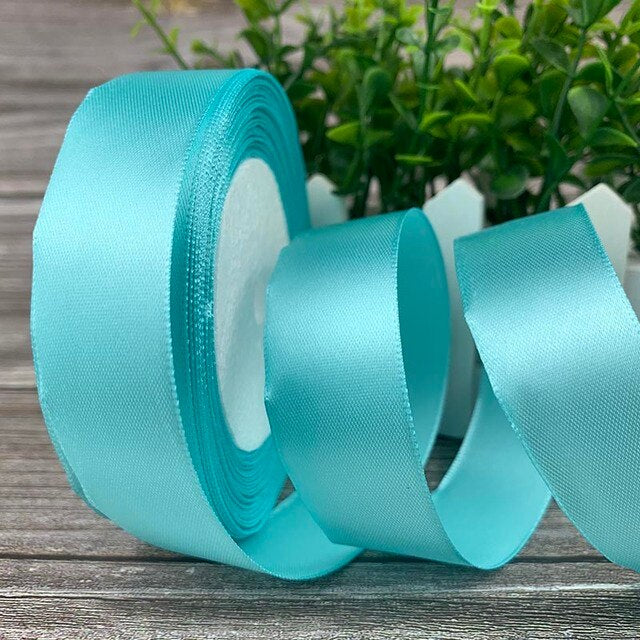 (25 yards/roll) 2.5cm Satin Ribbon Wholesale Gift Packing Christmas decoration Ribbons roll fabric