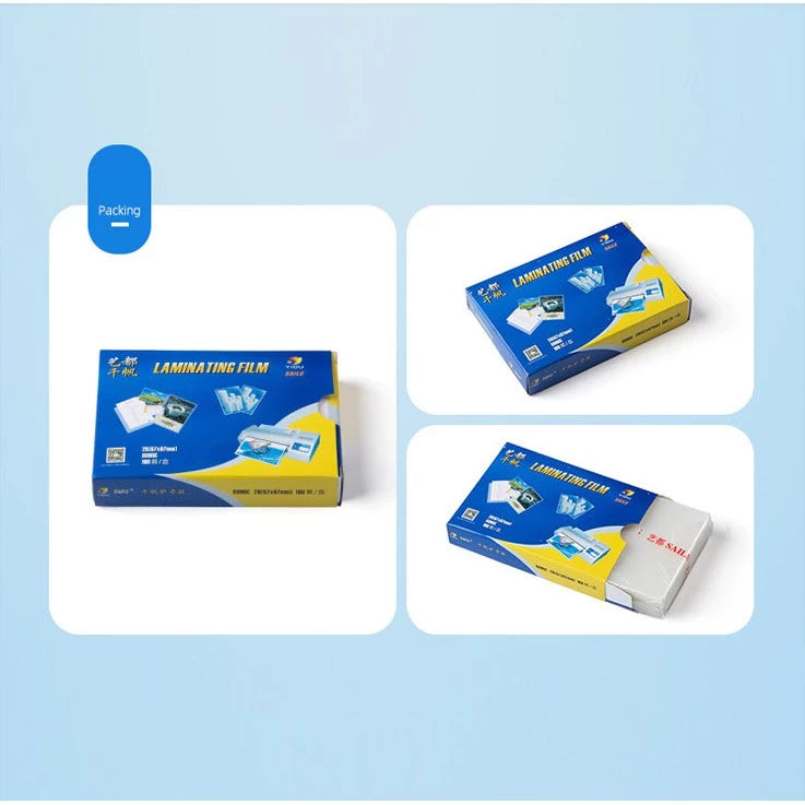 A4 Plastic Laminating Film 55 / 125 / 250 MICRONS Protection Film/Silk Film (100pcs/Pack)