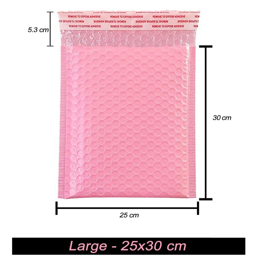 Pink | Blue | Peach | Black Thankyou Bubble Mailer Plastic Padded Envelope Shipping Bag Packaging1pc