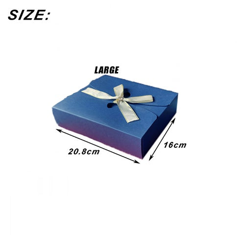 Foldable Gifts Packaging Box Kraft Carton Gift Box Kraft/Black Packaging Box