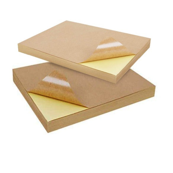 (5 | 10 pcs) Printable Inject Sticker paper Matte, Glossy & Kraft A4 | |A4 Sticker Paper