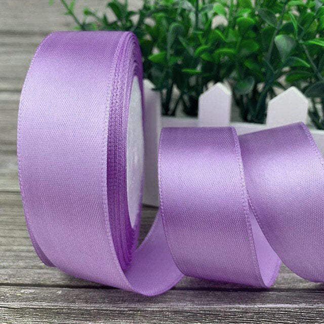 (25 yards/roll) 2.5cm Satin Ribbon Wholesale Gift Packing Christmas decoration Ribbons roll fabric