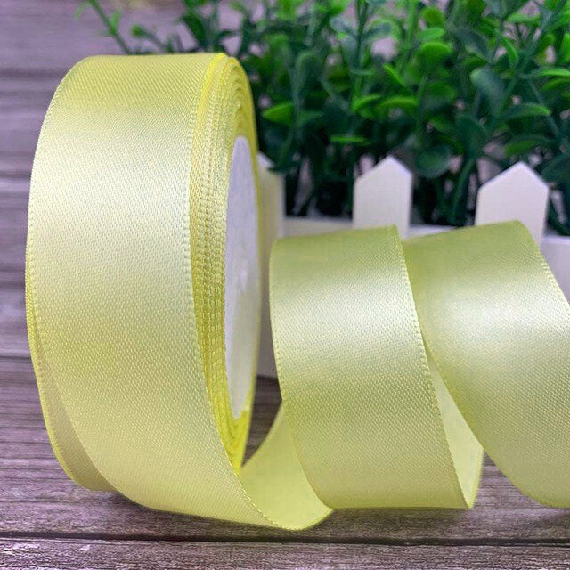 (25 yards/roll) 2.5cm Satin Ribbon Wholesale Gift Packing Christmas decoration Ribbons roll fabric