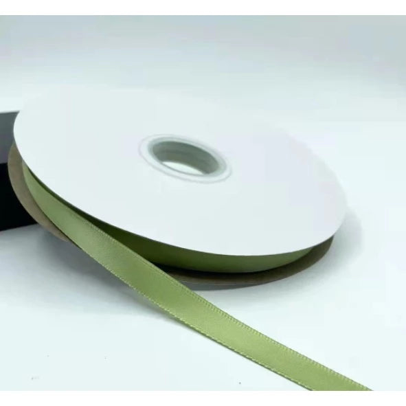 Macha Green (0.6cm, 2cm, 2.5cm, 4cm, 5cm) 5 Yards High Quality Satin Ribbon Single Face