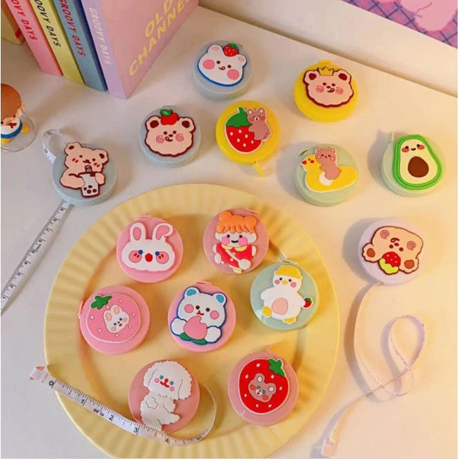 150cm Fun Cartoon Portable Measuring Tape Cute Mini Tape Measure