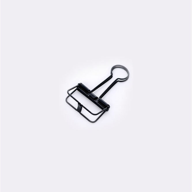Hollow Metal Colorful Paper Binder Clips Small Medium / clip bill folder