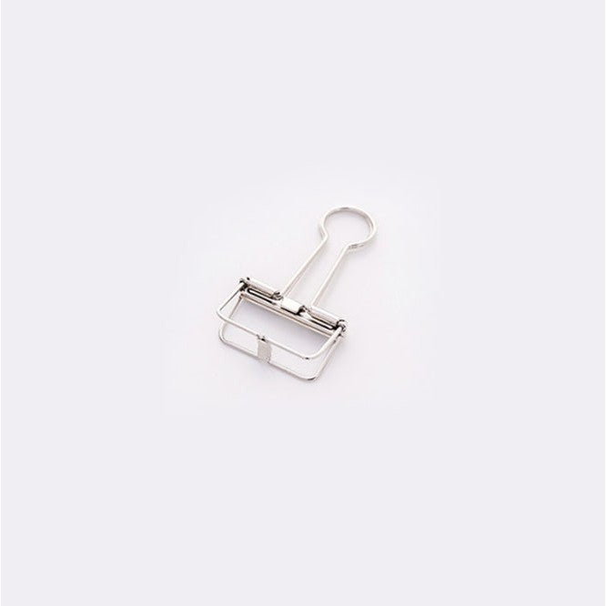 Hollow Metal Colorful Paper Binder Clips Small Medium / clip bill folder