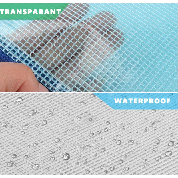 A3,A4,A5,A6 | Mesh Zipper File Bag Transparent File Bag Waterproof | 1pc