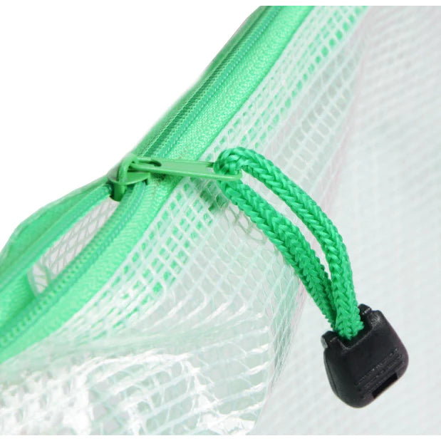 A3,A4,A5,A6 | Mesh Zipper File Bag Transparent File Bag Waterproof | 1pc