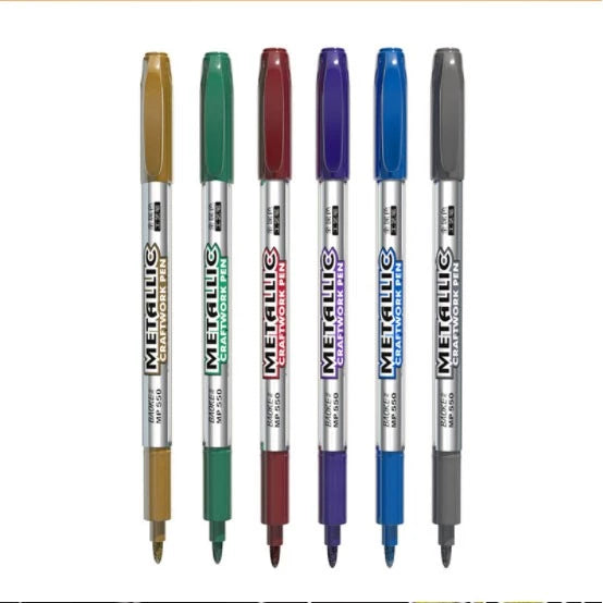 1.5mm Metallic Gold/Silver/Colorfully Marker Pen for DIY/Art Coloring/Scrapbooking Stationery