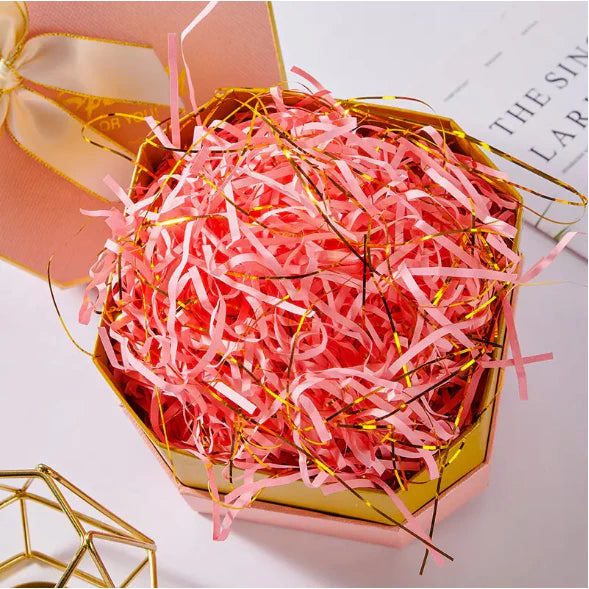 50 grams Mixed Gold Thread Shredded Paper | Filler's paper
