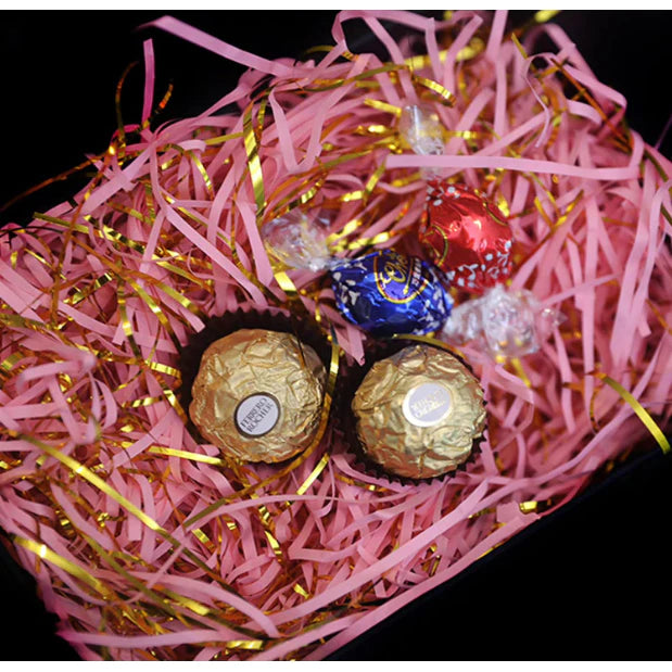 50 grams Mixed Gold Thread Shredded Paper | Filler's paper