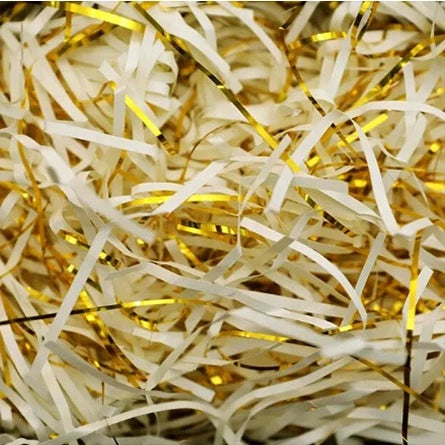 50 grams Mixed Gold Thread Shredded Paper | Filler's paper
