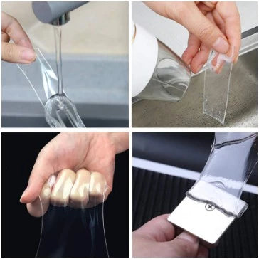 1M/3M/5M Nano Tape Double Sided Tape Transparent No Trace Reusable Waterproof Adhesive Tape