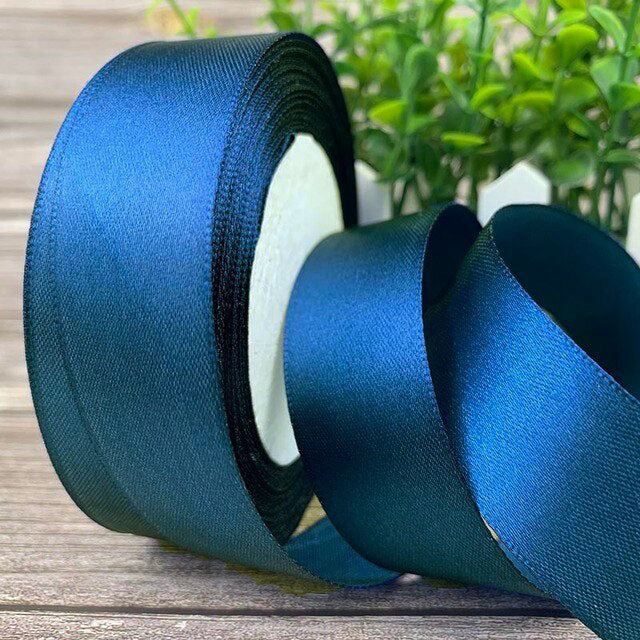 (25 yards/roll) 2.5cm Satin Ribbon Wholesale Gift Packing Christmas decoration Ribbons roll fabric