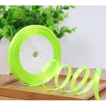 (25 yards/roll) 1cm Satin Ribbon Wholesale Gift Packing Christmas decorationRibbons roll fabric