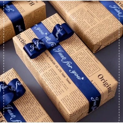 50*70cm Flower Packaging Material Kraft Paper English Newspaper Bouquet Gift Wrapping Paper