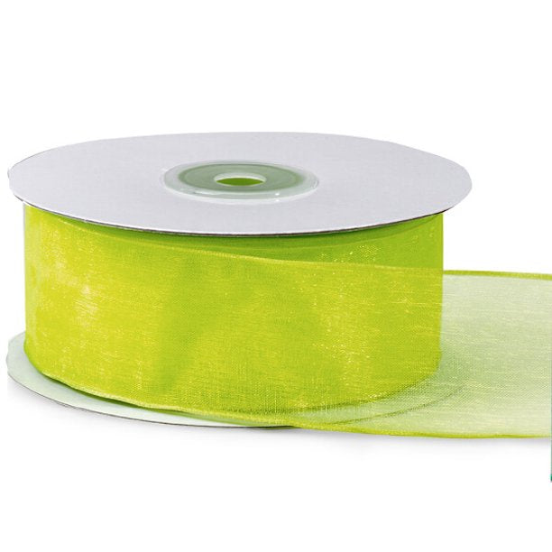 (50 yards/roll) 1.5cm/2.5cm /4cm organza ribbon wholesale gift wrapping decoration Christmas ribbons