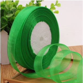 (50 yards/roll) 1.5cm/2.5cm /4cm organza ribbon wholesale gift wrapping decoration Christmas ribbons