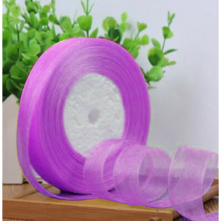 (50 yards/roll) 1.5cm/2.5cm /4cm organza ribbon wholesale gift wrapping decoration Christmas ribbons
