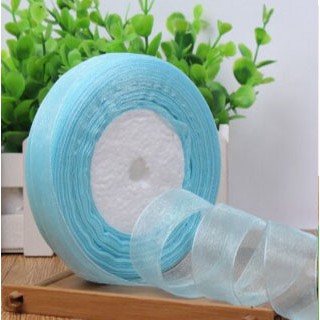 (50 yards/roll) 1.5cm/2.5cm /4cm organza ribbon wholesale gift wrapping decoration Christmas ribbons