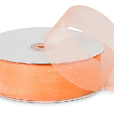(50 yards/roll) 1.5cm/2.5cm /4cm organza ribbon wholesale gift wrapping decoration Christmas ribbons