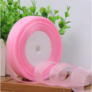 (50 yards/roll) 1.5cm/2.5cm /4cm organza ribbon wholesale gift wrapping decoration Christmas ribbons