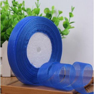 (50 yards/roll) 1.5cm/2.5cm /4cm organza ribbon wholesale gift wrapping decoration Christmas ribbons
