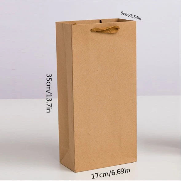 1 Pc (BIG) Gift Bag with Handles Craft Package Paper Gift Box Jewelry Birthday Decoration Event
