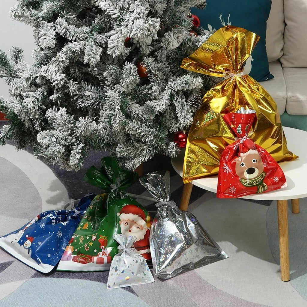 1pc Christmas Gift Flat Pocket Pastry Bag Candy Bag Candy Bag Gift bags