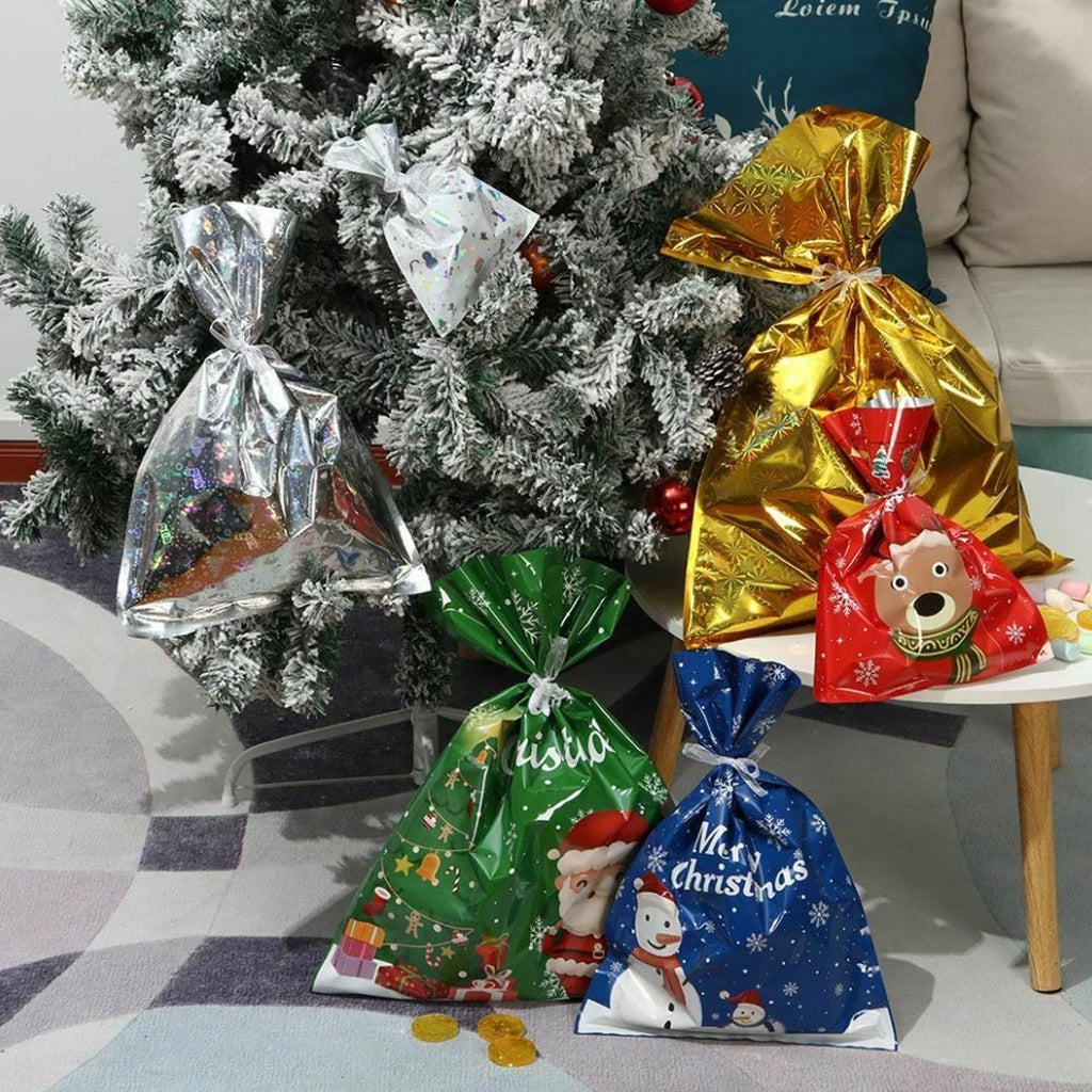 1pc Christmas Gift Flat Pocket Pastry Bag Candy Bag Candy Bag Gift bags