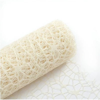 49cm x 5yards | Mesh Web Wrapping Paper Flower Paper Bouquet Jacquard Mesh