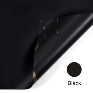 20pcs/Gold Marble Wrapping Paper 58*58cm Waterproof Flower Wrapping Paper