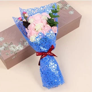 49cm x 5yards | Mesh Web Wrapping Paper Flower Paper Bouquet Jacquard Mesh