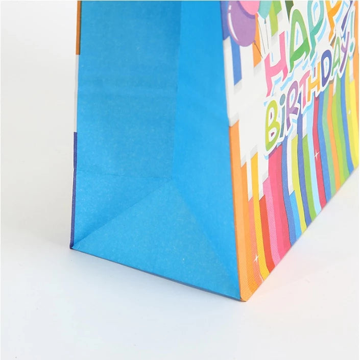 12pcs | Happy Birthday Gift Bags candy bag Birthday Party Favor Paper Bags